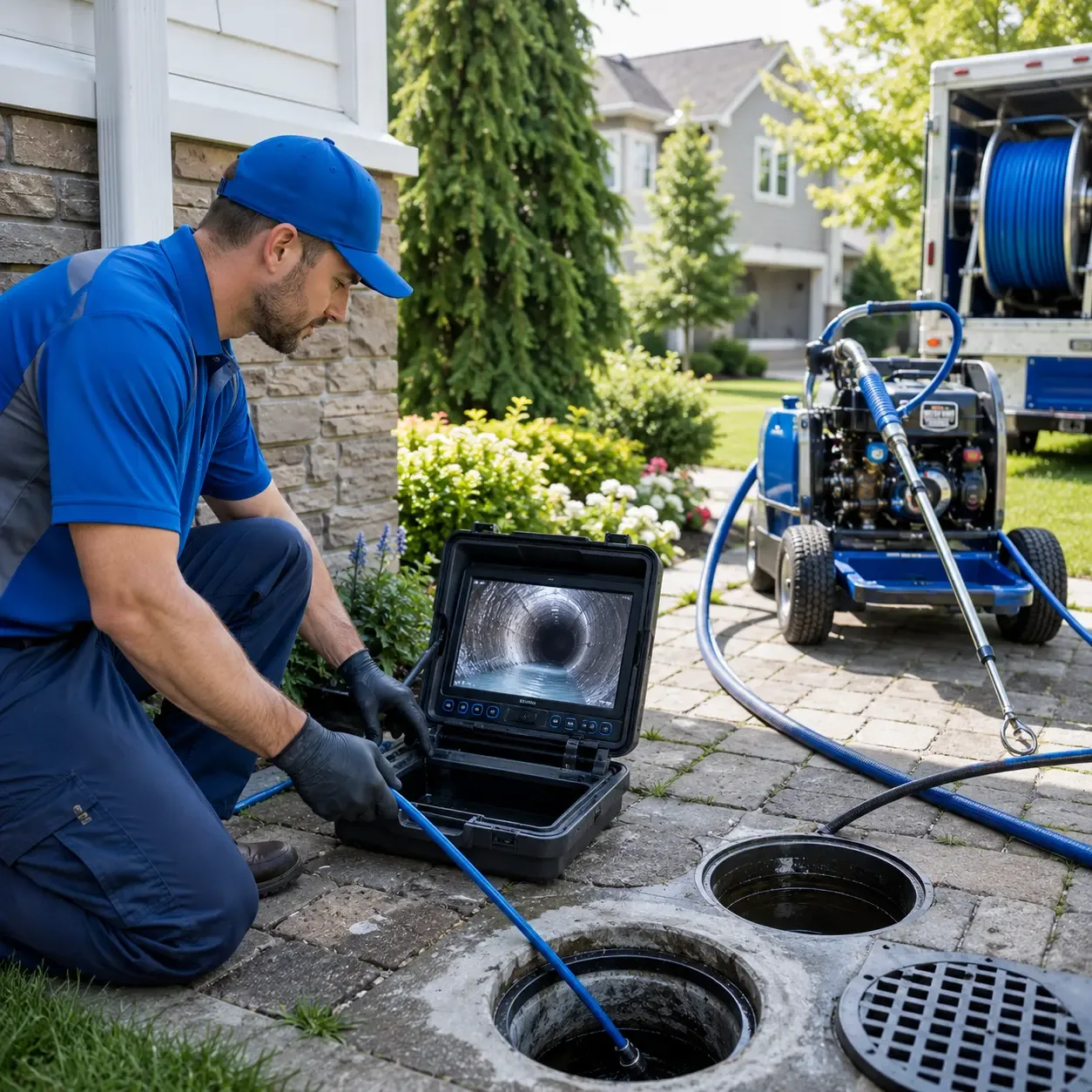 Outdoor drain cleaning professionals serving Parris Island, SC